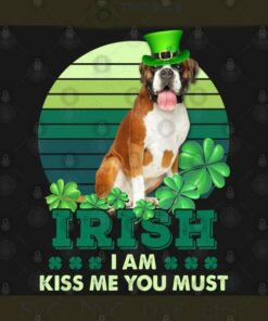 St Patrick Day Irish I Am Kiss Me Boxer Dog You PNG Cut File SVG, PNG, Silhouette, Digital Files, Cut Files For Cricut, Instant Download, Vector, Download Print Files