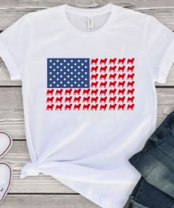 Dog Doxie USA Bandana and Glasses United States Flag america merica 4th july Head Dog 4th July Paw Bulldogs patriotic Doxie