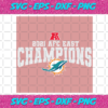 2021 AFC East Champions Miami Dolphins Svg SP10012021