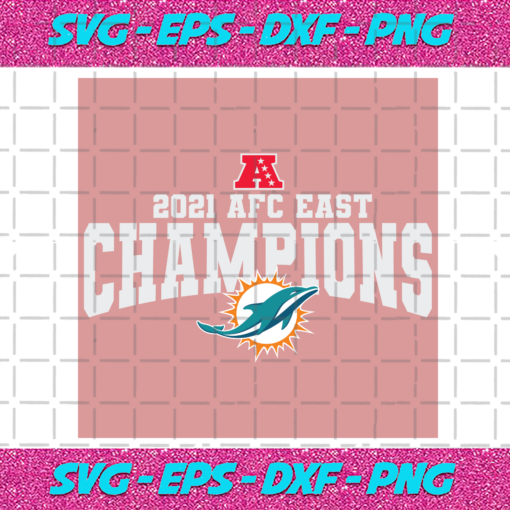 2021 AFC East Champions Miami Dolphins Svg SP10012021