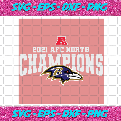 2021 AFC North Champions Baltimore Ravens Svg SP11012021