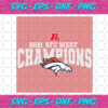 2021 AFC West Champions Denver Broncos Svg SP11012021