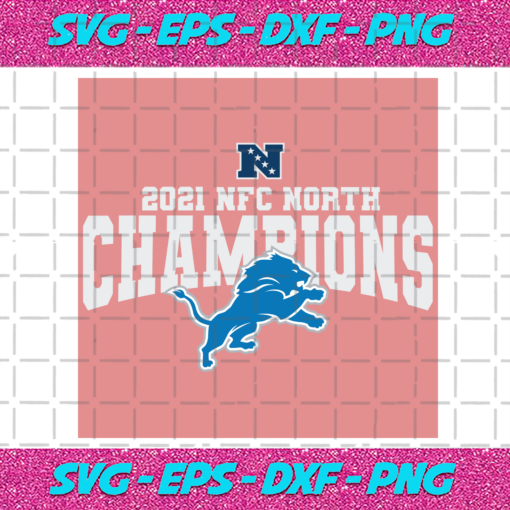 2021 NFC North Champions Detroit Lions Svg SP11012021