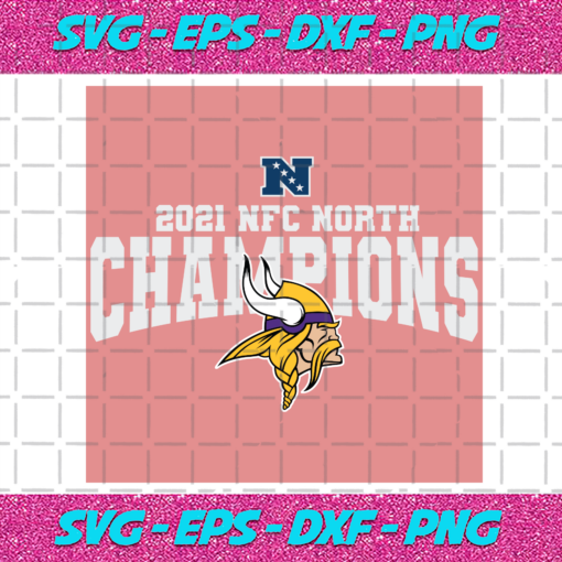 2021 NFC North Champions Minnesota Vikings Svg SP11012021