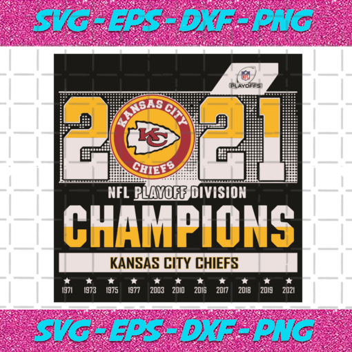 2021 NFL Playoff Division Champion Kansas City Chiefs Svg SP2601037