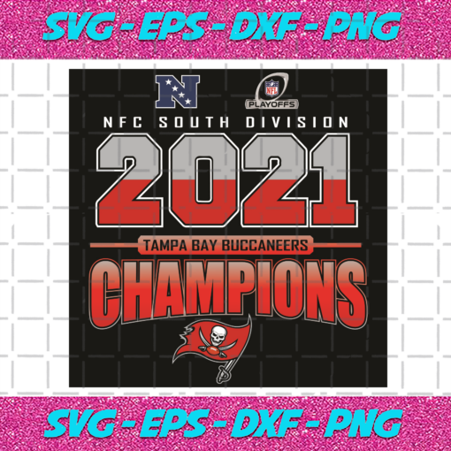 2021 NFL Playoffs Division Champions Tampa Bay Buccaneers Svg SP2701005