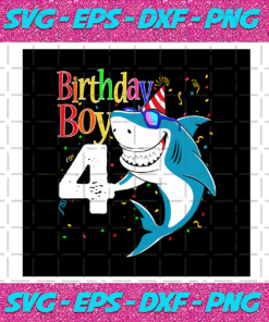 4th Birthday Boy Svg Birthday Svg Birthday Gift Birthday Boy Svg 4th Birthday Svg 4 Years Old Svg Toddler Boy Svg Boy Birthday Svg Shark Birthday Svg Shark Svg Baby Shark Svg