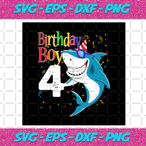 4th Birthday Boy Svg BD412021