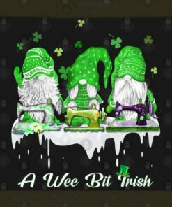 Gnomes A Wee Bit Irish PNG Cut File SVG, PNG, Silhouette, Digital Files, Cut Files For Cricut, Instant Download, Vector, Download Print Files