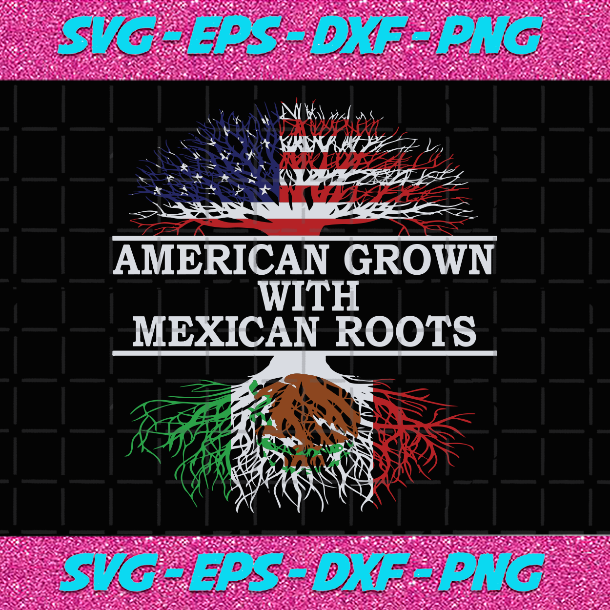 American Grown With Mexican Rootsindependence Day Svg Happy 4th Of Julymexican Rootsmexican Roots Loveramerican Flag American Flag Giftlove Americanindependence Day Gift4th Of July Shirt Patriotic Trendiessvg Com