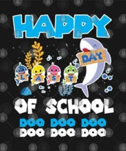 Teacher Shark Happy Last Day Of School PNG Cut File SVG, PNG, Silhouette, Digital Files, Cut Files For Cricut, Instant Download, Vector, Download Print Files