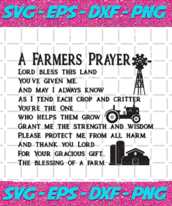A Farmers Prayer Trending Svg TD12082020