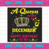 A Queen Was Born In December Svg BD2912202088