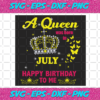 A Queen Was Born In July Svg BD2912202083