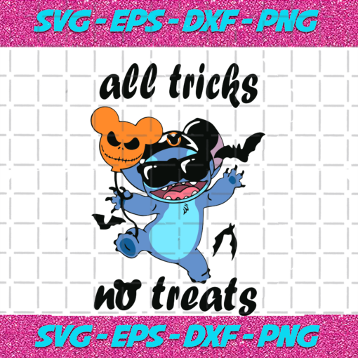 All Tricks No Treats Halloween Svg HW28082020