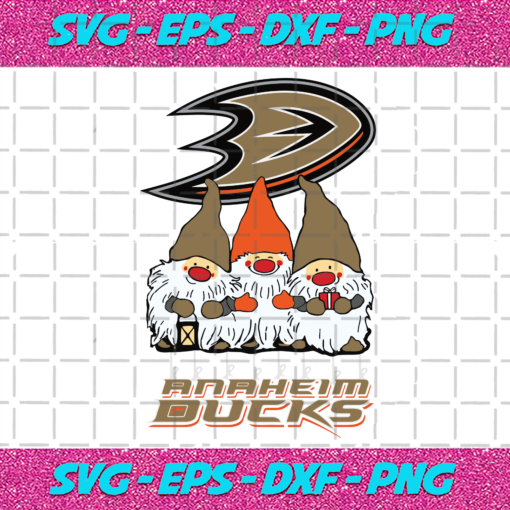Anaheim Ducks And Gnomes Sport Svg SP02102020