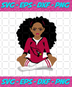 Arizona Cardinals Black Girl Svg SP22122020