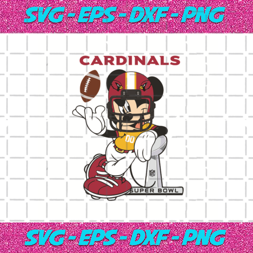 Arizona Cardinals Mickey Mouse Svg SP30122020