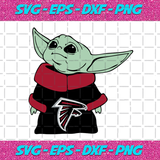 Atlanta Falcons NFL Baby Yoda Svg SP18122020