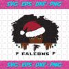 Atlanta Falcons Santa Black Girl Svg SP24122020