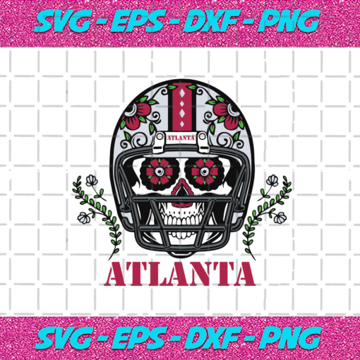 Atlanta Falcons Skull Helmet Svg SP23122020