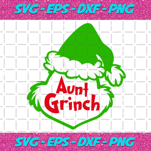 Aunt Grinch Christmas Svg CM16112020