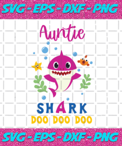 Auntie Shark Doo Doo Doo Svg FL22012021