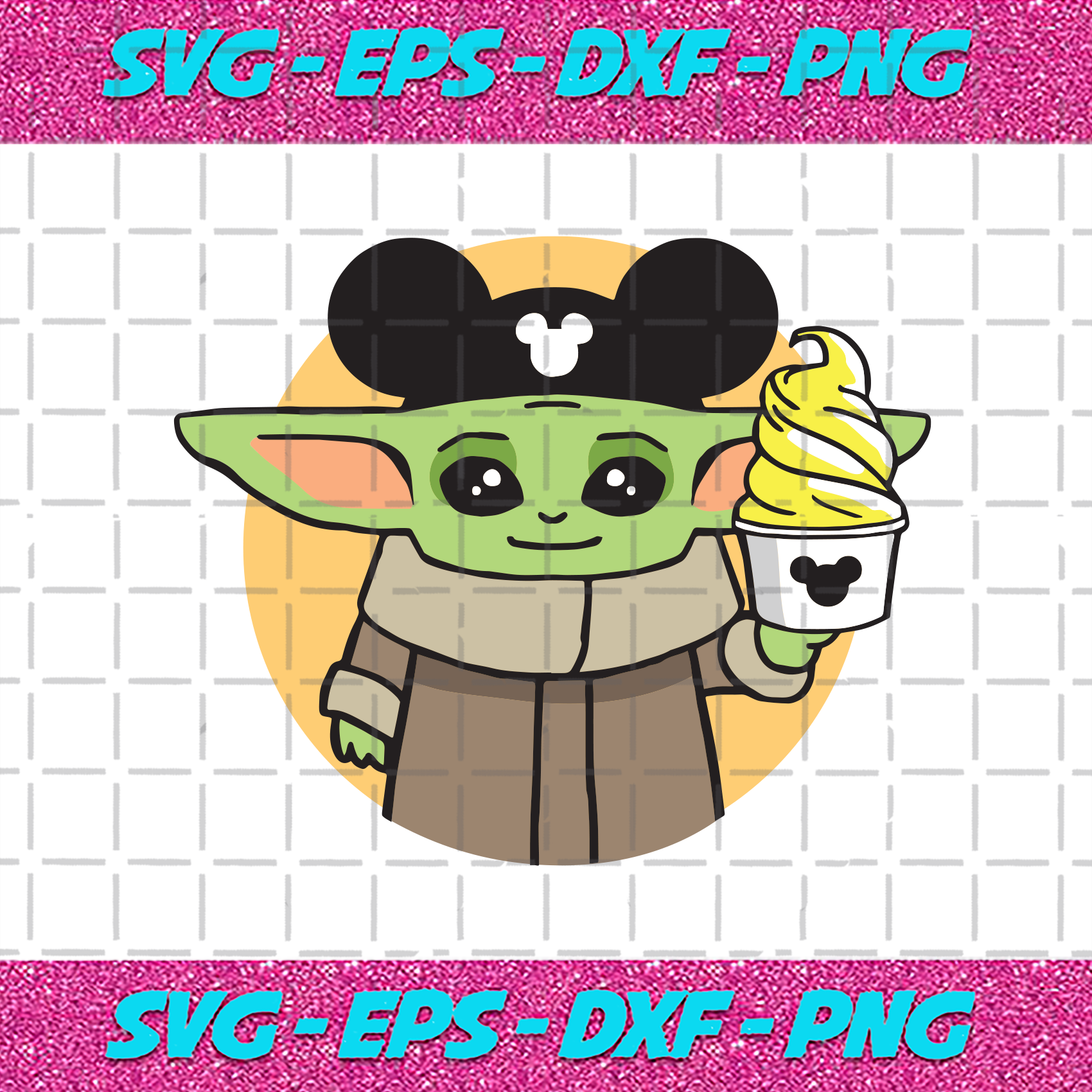 Free Free Baby Yoda Disney Svg SVG PNG EPS DXF File