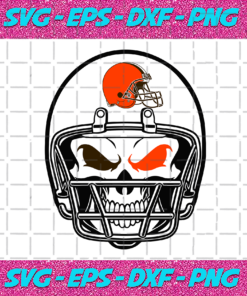 Cleveland Browns Skull Helmet Svg Sport Svg Football Svg Football Teams Svg NFL Svg Cleveland Browns NFL Browns Football Team Browns Svg Browns NFL Svg Cleveland Browns Svg