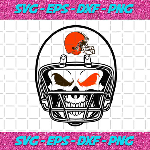 Cleveland Browns Skull Helmet Svg SP21122020