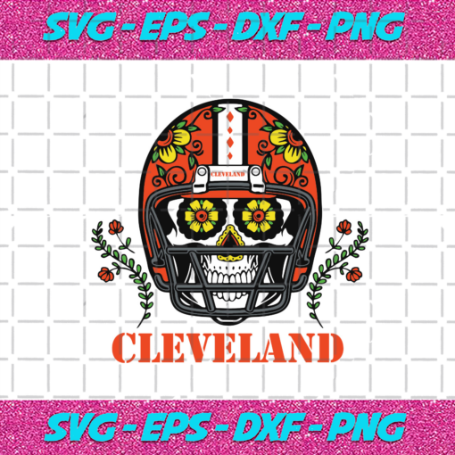 Cleveland Browns Skull Helmet Svg SP23122020