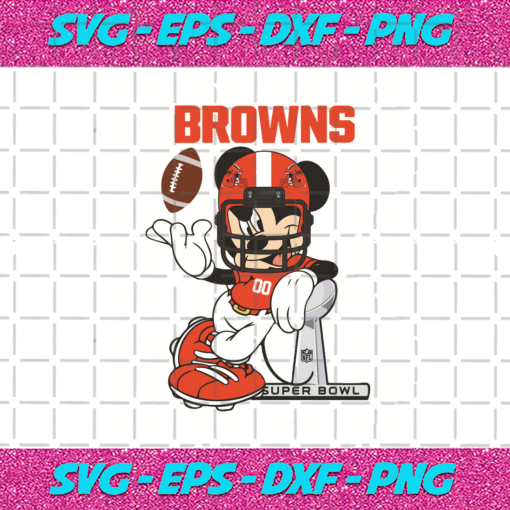 Clevelands Browns Mickey Mouse Svg SP30122020