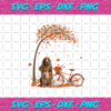Cocker Spaniel Dog With Bicycle Thanksgiving Png TG0412202043