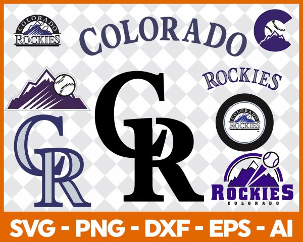 Download Colorado RockiesBUNDLE svg Sport Logo Bundle MLB svg baseball svg file baseball logoMLB fabric ...