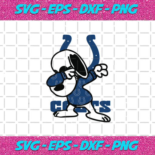 Colts Snoopy Svg SP25122020