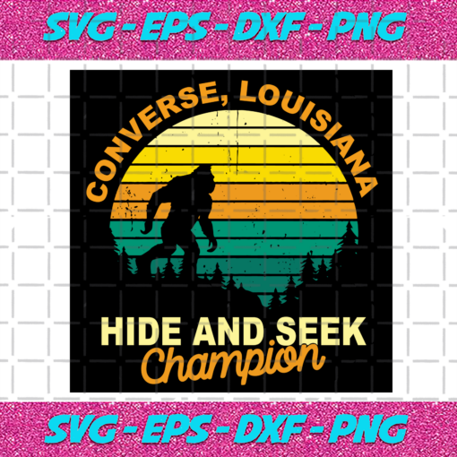 Converse Louisiana Hide And Seek Champion Svg TD28122020