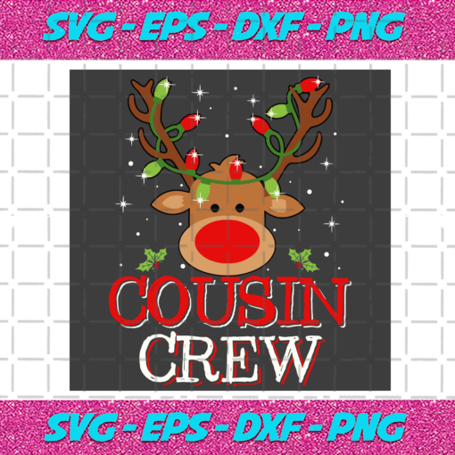 Cousin Crew Reindeer Svg CM231120203