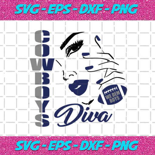 Cowboys Diva Svg SP29122020