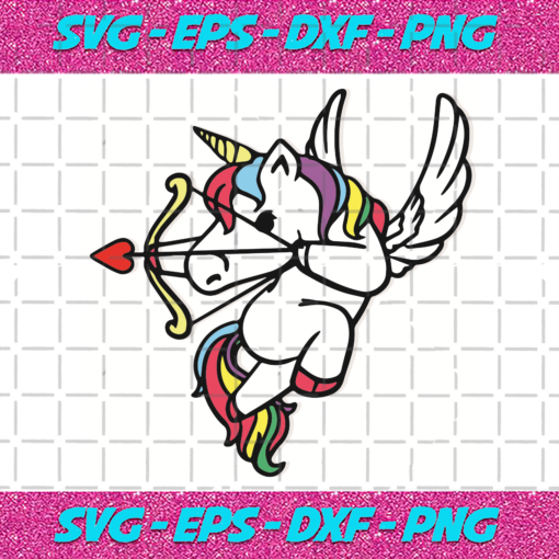 Cupid Unicorn Svg HLD210203LH17
