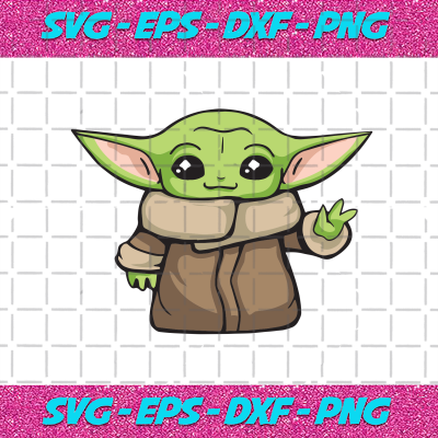 Cute Baby Yoda Svg Trending Svg Star Wars Svg Baby Yoda Svg Yoda Svg