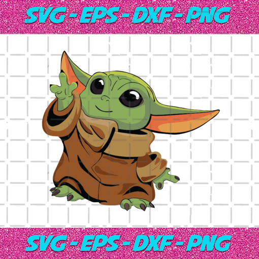 Cute Baby Yoda Svg Trending Svg Star Wars Svg Baby Yoda Svg Yoda Svg 