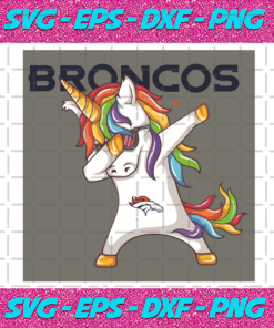 Dabbing Unicorn Denver Broncos Svg SP15012111