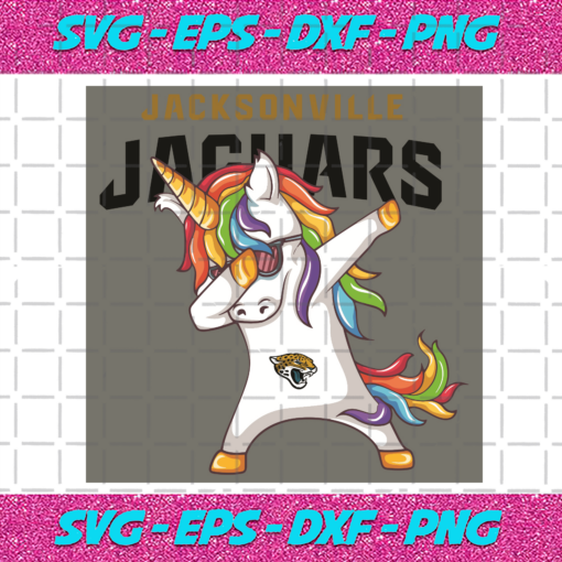 Dabbing Unicorn Jacksonville Jaguars Svg SP15012116