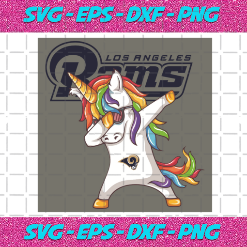 Dabbing Unicorn Los Angeles Rams Svg SP15012115