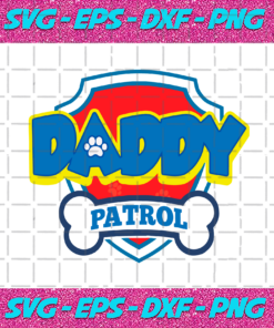 Daddy Patrol Badge Svg Trending Svg Daddy Patrol Svg Daddy Patrol Logo Svg Family Patrol Svg Patrol Svg Paw Patrol Svg Paw Patrol Badge Paw Patrol Logo Svg Daddy Svg Dad Svg
