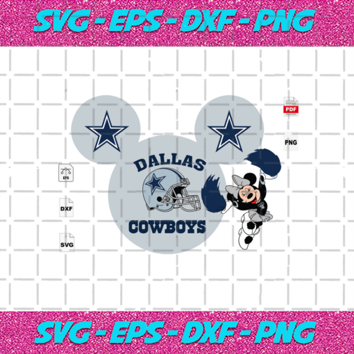 Dallas Cowboys And Mickey Sport Svg SP22102020