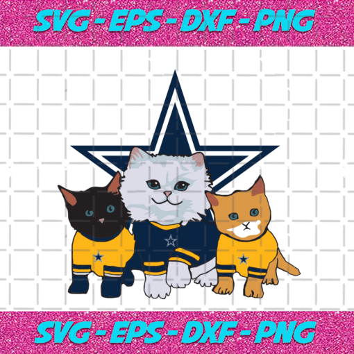 Dallas Cowboys Cat Svg SP25122020