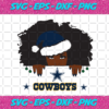 Dallas Cowboys Santa Black Girl Svg SP24122020