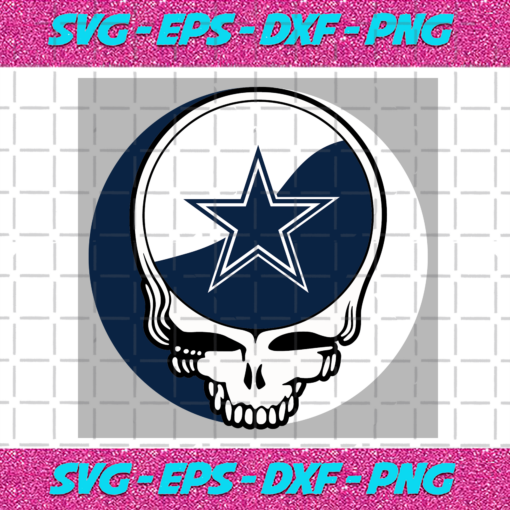 Dallas Cowboys Skull Svg Sport Svg Football Svg Football Teams Svg NFL ...