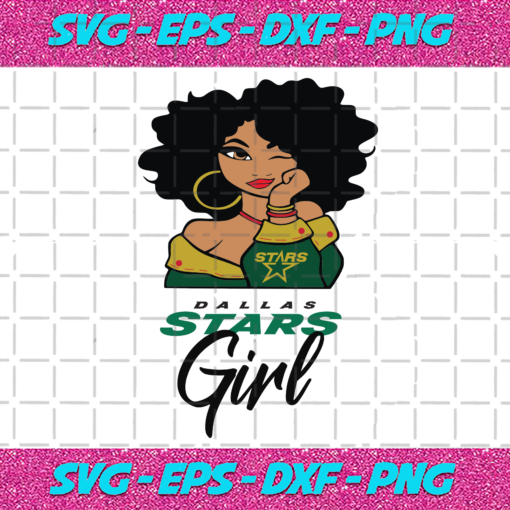 Dallas Stars Girl Sport Svg SP02102020